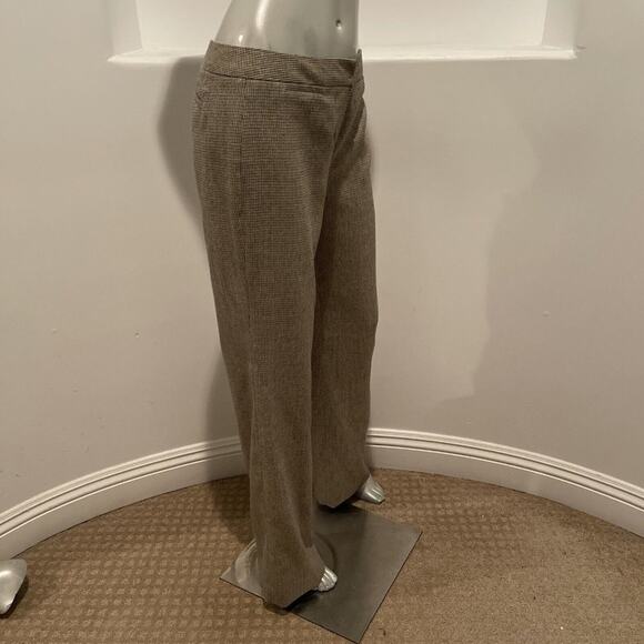 Classiques Entier Neutral Multi  Plaid Dress Pants Size 2 BNWOT - Picture 3 of 11